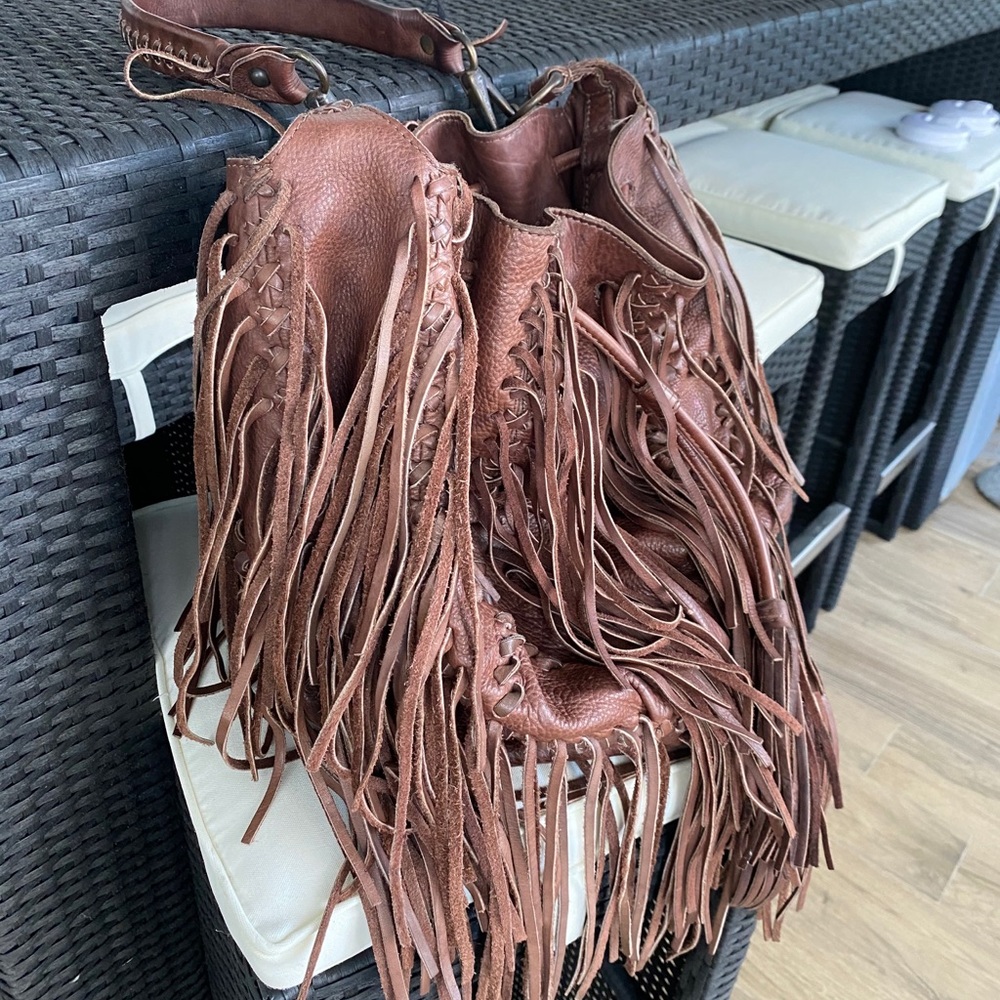 All Saints Leather HOBO